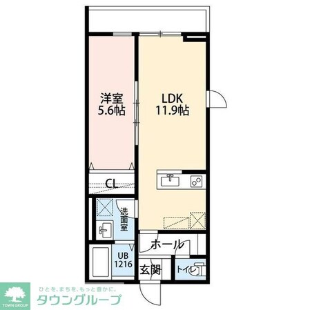 La Libellule 二本榎の物件間取画像